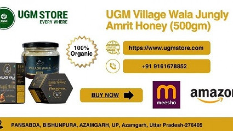 Village Wala Jungly Amrit Honey 500gm – Raw, Pure Jungle Honey