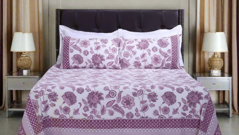 Buy Premium Quality Pure Cotton Bedsheets Online for Your Home