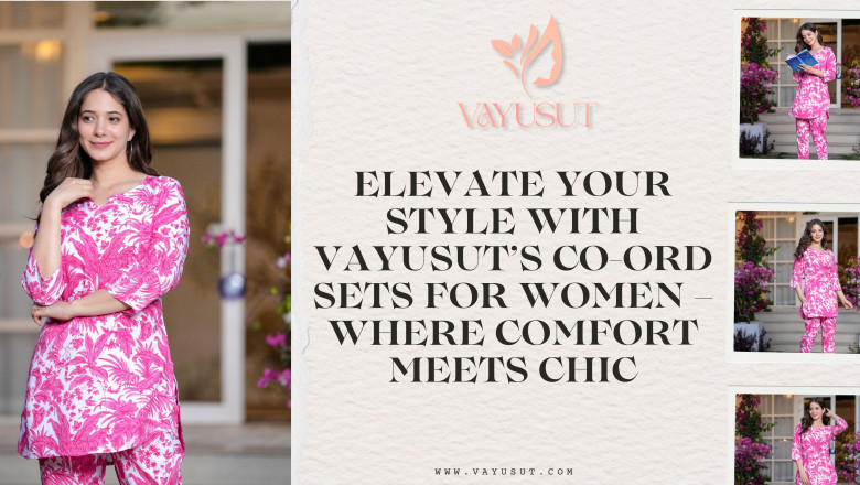 Elevate Your Style with Vayusut’s Co-ord Sets for Women – Where Comfort Meets Chic