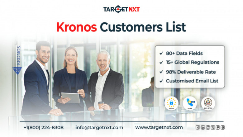 Exponentially Grow Your Business ROI with Kronos Customers List from TargetNXT!