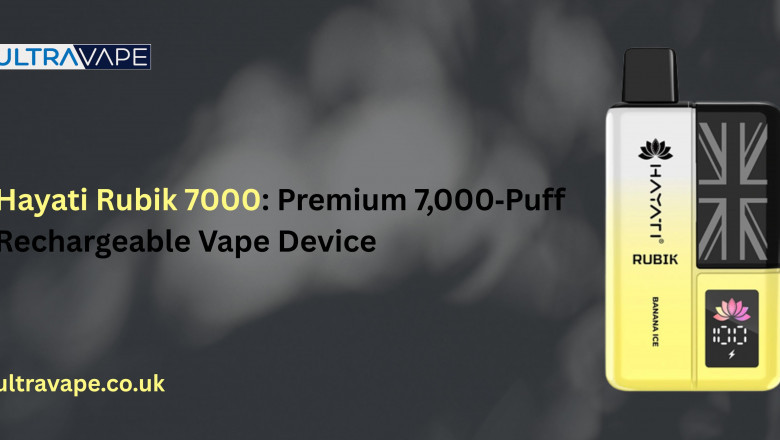 Hayati Rubik 7000: Premium 7000‑Puff Rechargeable Vape Device
