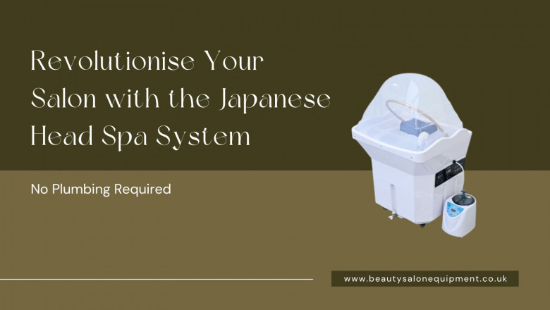 Revolutionise Your Salon with the Japanese Head Spa System – No Plumbing Required