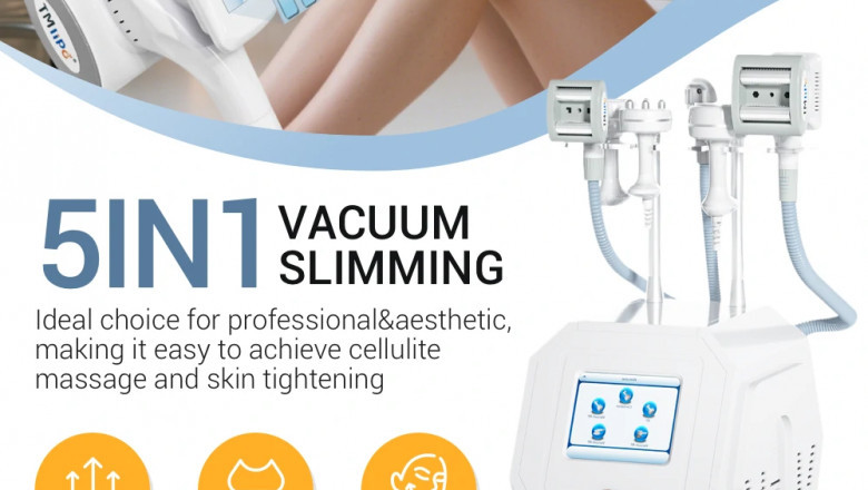 Tingmay Vacuum RF Roller Cellulite Removal Machine for Body Sculpting and Skin Tightening