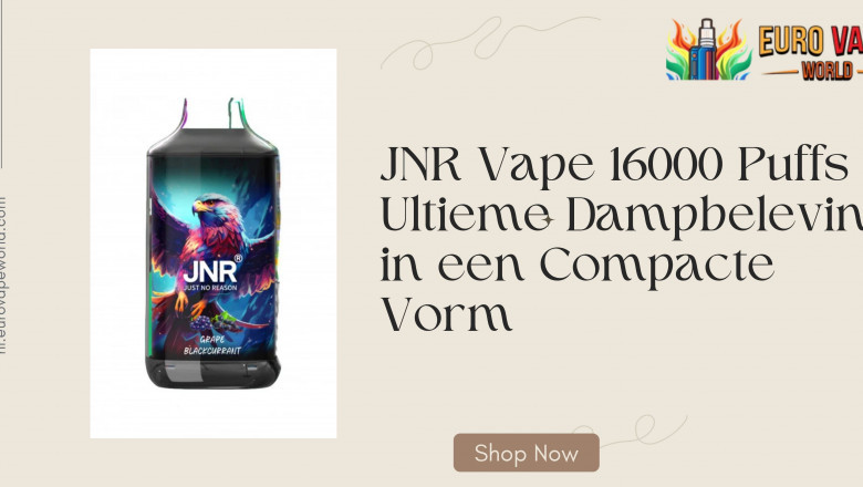 JNR Vape 16000 Puffs – Ultieme Dampbeleving in een Compacte Vorm