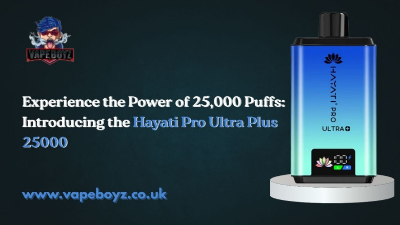 Experience the Power of 25,000 Puffs: Introducing the Hayati Pro Ultra Plus 25000