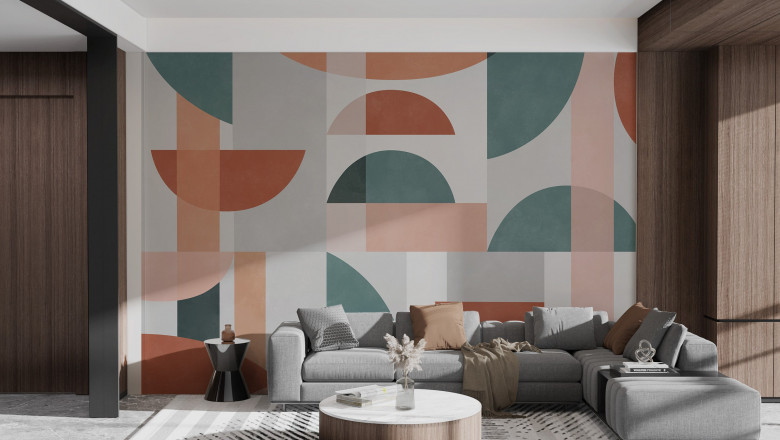 Stylish Living Room Wallpapers: Abstract Designs That Make a Statement