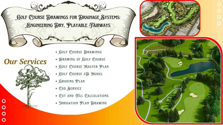 Golf Course Drawings for Drainage Systems: Engineering Dry, Playable Fairways