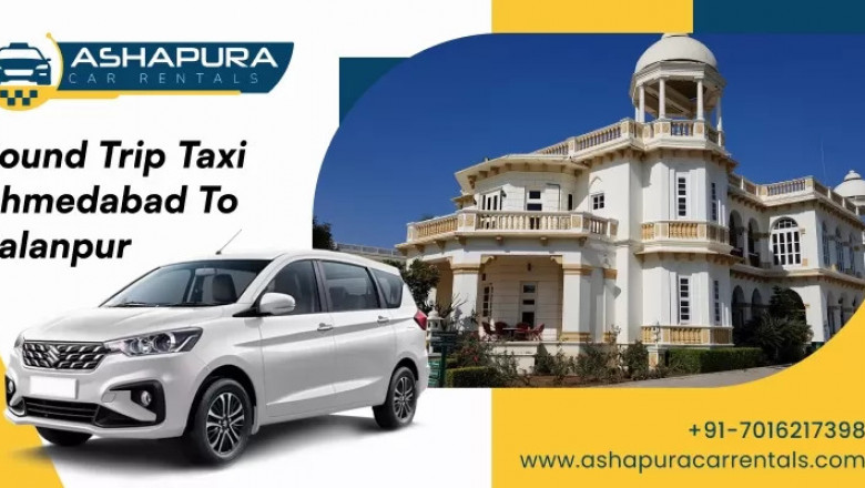 Ahmedabad to Palanpur Round Trip Taxi | Ashapura Car Rentals