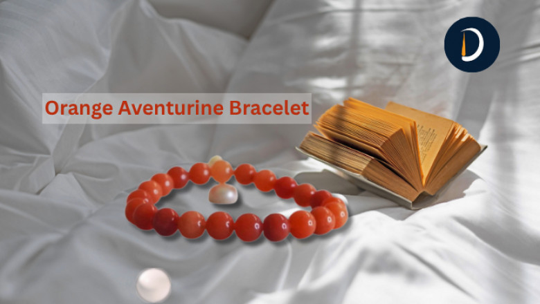 Orange Aventurine Bracelet For Confidence and Focus