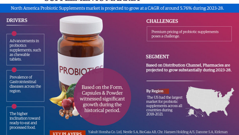 North America Probiotic Supplements Market Expected to Grow at 5.76% CAGR | Key Trends &amp; Forecast to 2028