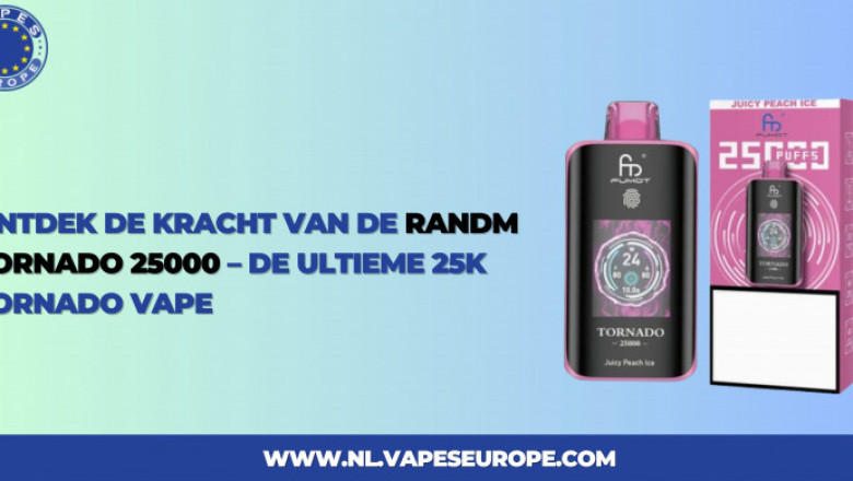 Ontdek de Kracht van de Randm Tornado 25000 – De Ultieme 25K Tornado Vape