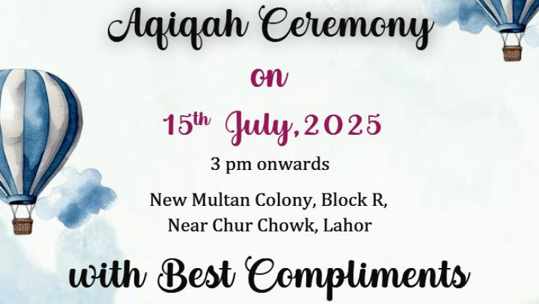 Celebrate Your Baby’s Aqiqah with a Free Online Invitation Card Maker by Crafty Art