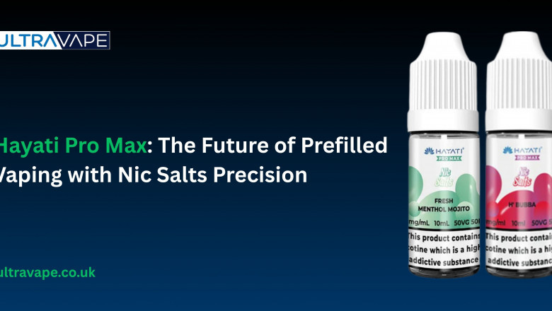 Hayati Pro Max: The Future of Prefilled Vaping with Nic Salts Precision