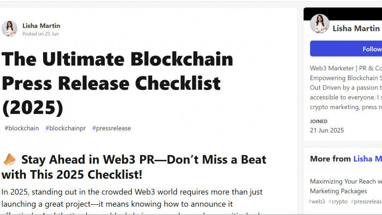 The Ultimate 2025 Blockchain PR Release Checklist