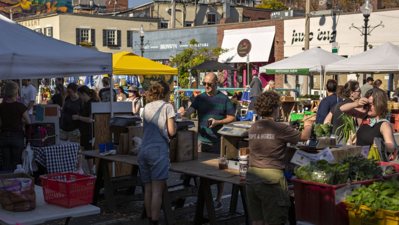 A Simple Day at Two Farmers Markets