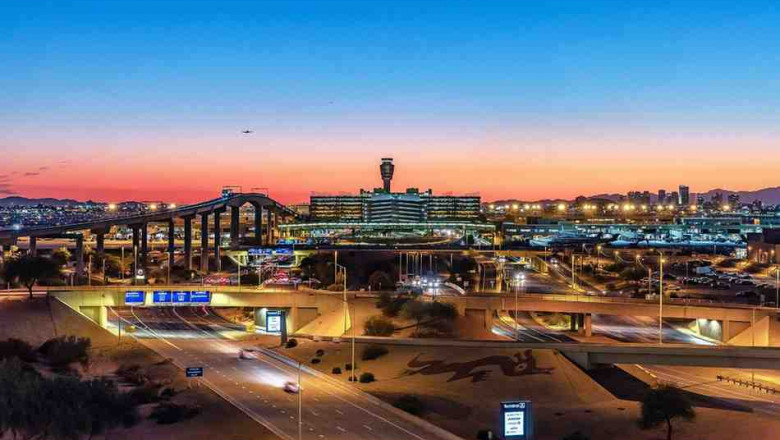 Phoenix Airport Smoking Area