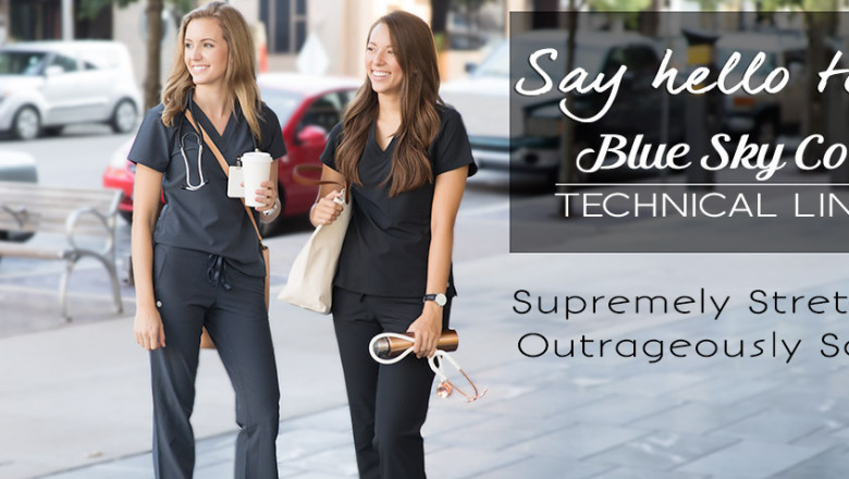 Comfort Meets Style: Exploring the Unique Fabric Technology of Blue Sky Scrubs