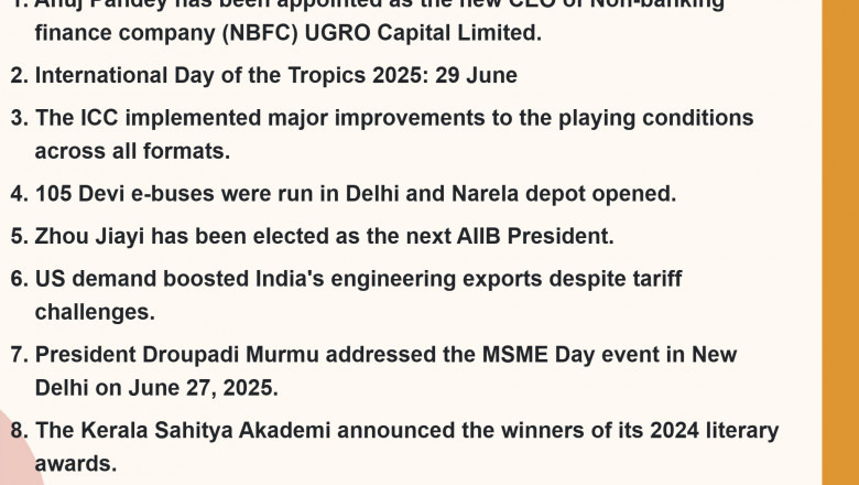 Here are the Daily Current Affairs Article of 29 June 2025