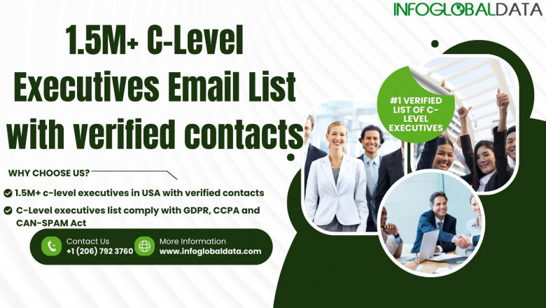 C-Level Executives Email List Explained: Reach Top Decision-Makers via InfoGlobalData