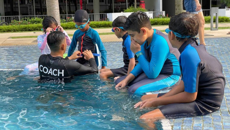 Swimming learn in Singapore