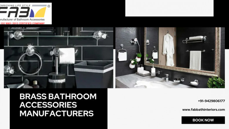 Style, Strength &amp; Shine – Best Brass Bathroom Accessories Manufacturers Near You