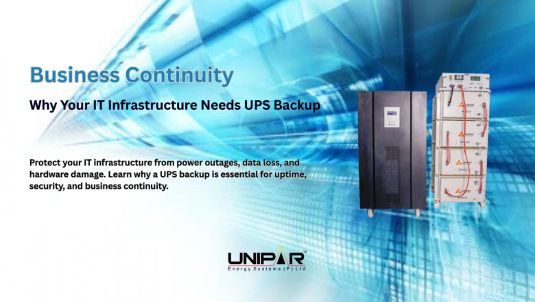 Business Continuity: Why Your IT Infrastructure Needs UPS Backup