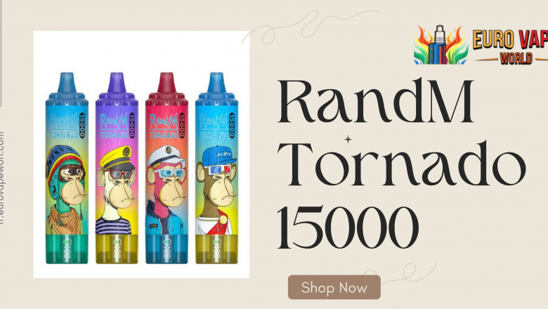 RandM Tornado 15000 : Une Vape Puissante et Pratique pour les Amateurs Exigeants