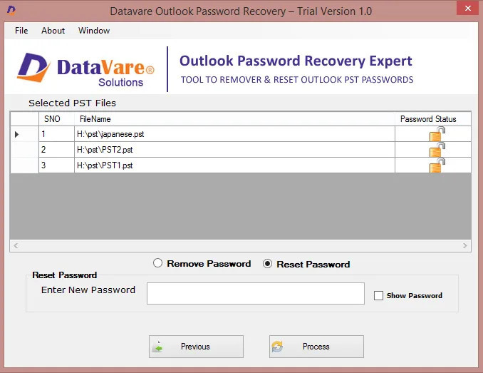PST Password Recovery