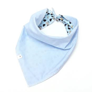 A blue bandana with cow print on it

AI-generated content may be incorrect.