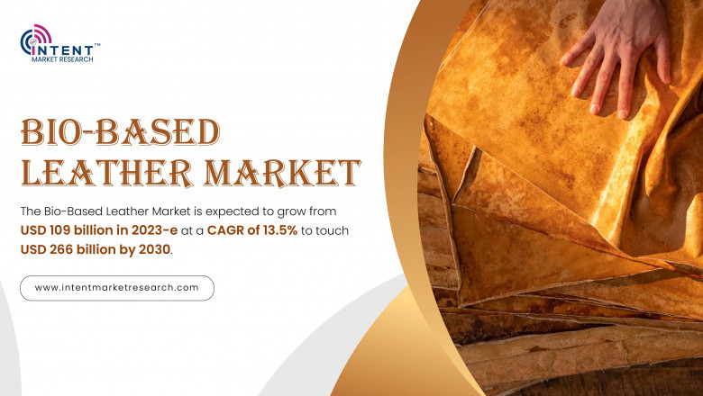 Bio-Based Leather Market growing at a CAGR of 13.5%, Size, Share, Opportunities