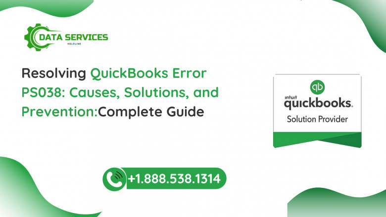 QuickBooks Error PS038: Causes, Solutions, and Prevention