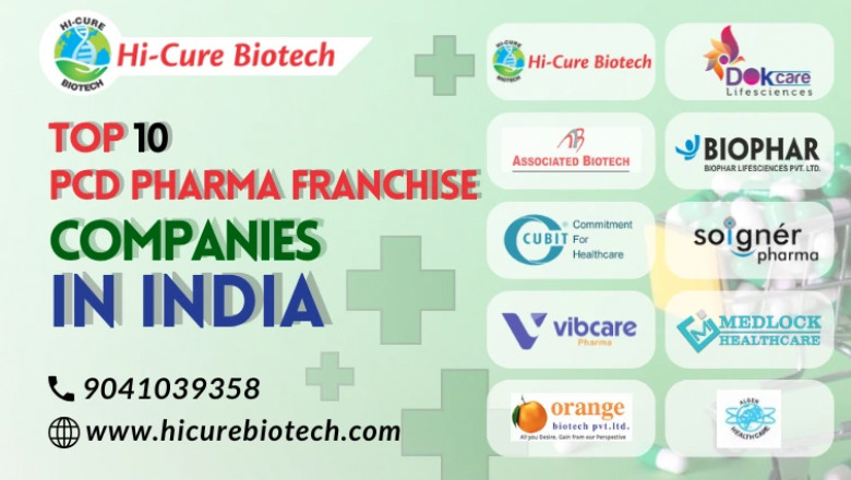 Top 10 PCD Pharma Franchise Companies in India