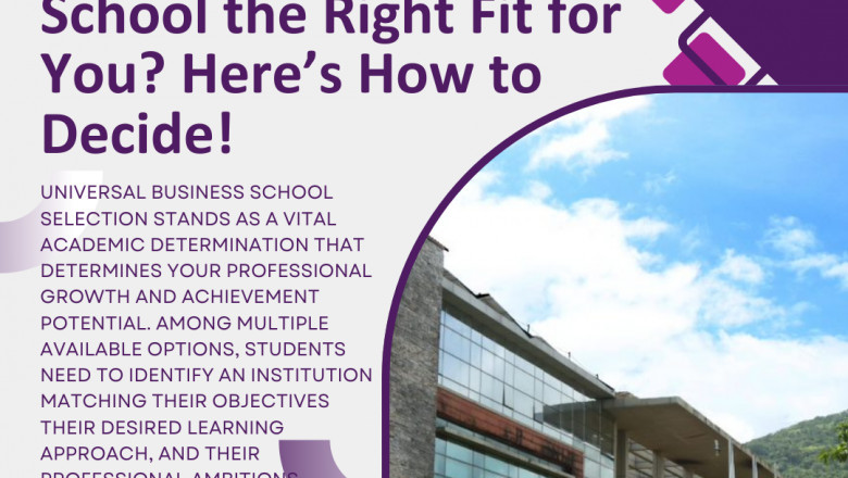 Universal Business School News: Pioneering India's First 'Green' Business School with AI-Integrated