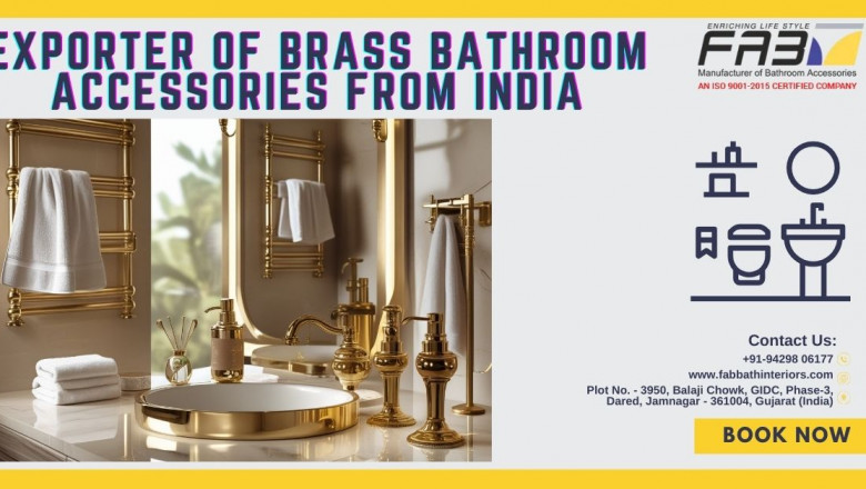 Why India Leads the World in Brass Bathroom Accessories Exports