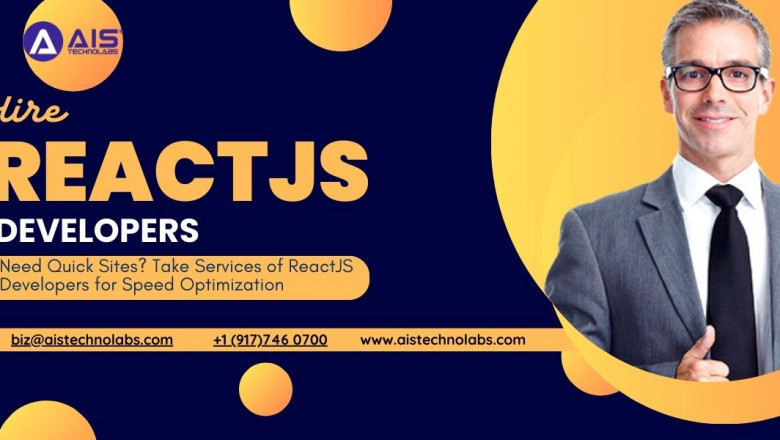 Need Quick Sites? Take Services of ReactJS Developers for Speed Optimization