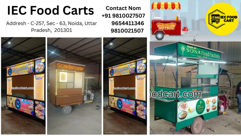 Premium IEC Food Carts with Latest Features The Future of Mobile Food Business