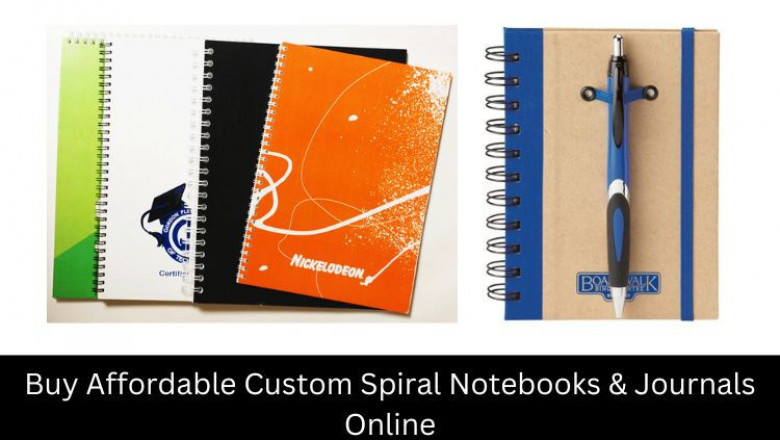 Buy Affordable Custom Spiral Notebooks and Journals Online