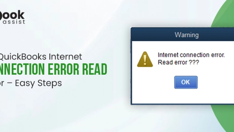 How to Fix QuickBooks Internet Connection Error Read Error