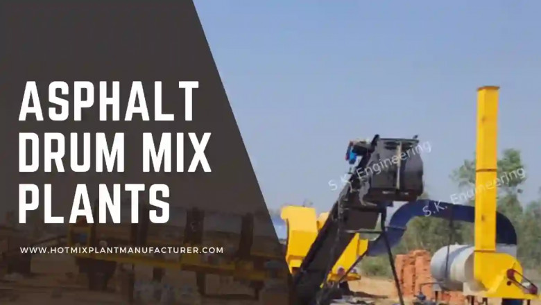 Asphalt Drum Mix Plant Manufacturer in Delhi NCR, India