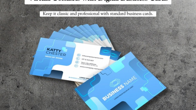 Simplify Networking: How to Create and Share Virtual Contacts with Digital Business Cards