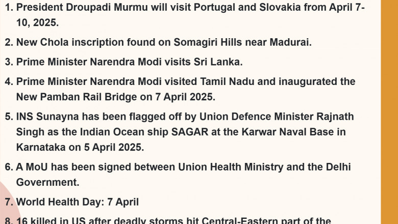 Here are the Daily Current Affairs of 8 April 2025