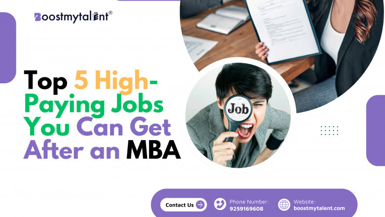 Top 5 High-Paying Jobs You Can Get After an MBA