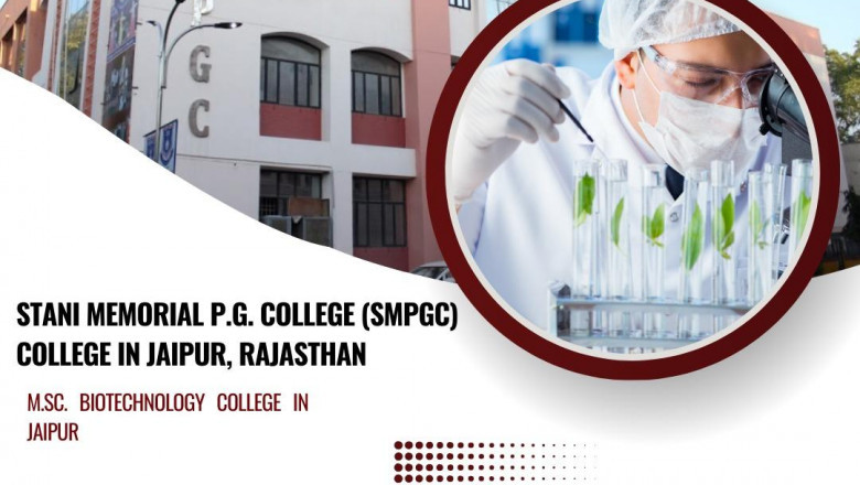Top M.Sc. Biotechnology Colleges in Jaipur: Rankings, Courses, and Career Scope