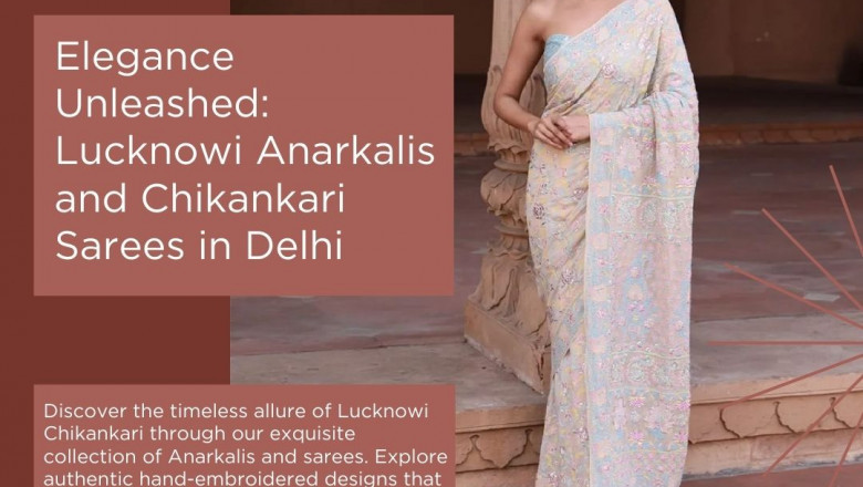 Elegant Styles with Chikankari Lehengas in Delhi and Lucknow Chikankari Sarees Delhi