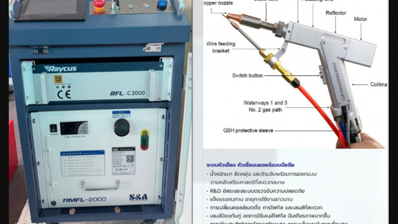 เครื่องเชื่อมเลเซอร์อุตสาหกรรม Laser Welding Machine | แก้ปัญหาได้ครบ จบงานไว ใช้งานได้หลากหลาย