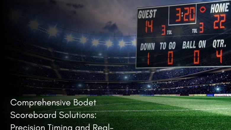 Improve Your Game New-Gen Scoreboard Solutions in Saudi Arabia
