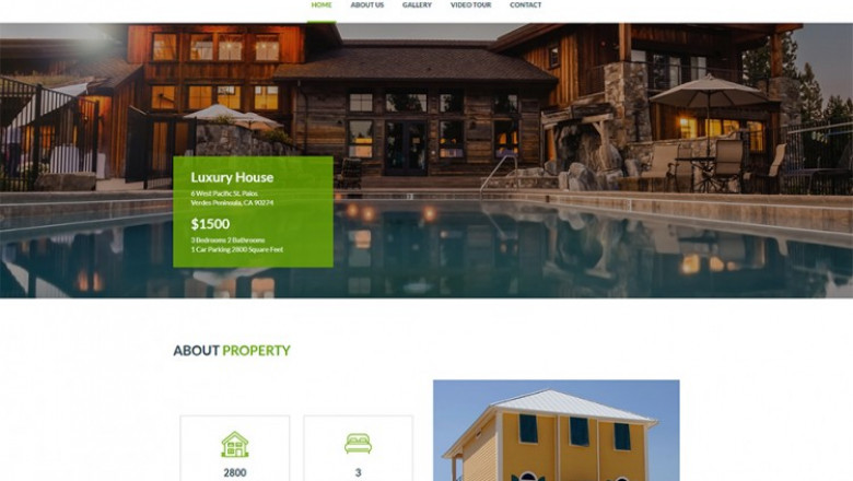 Real Estate Agency HTML Website Template