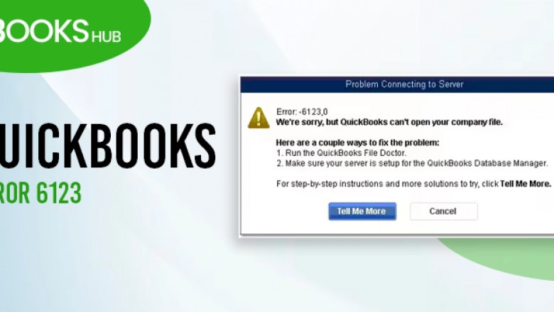 Resolve QuickBooks Error 6123 When Opening Company File
