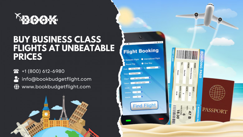Buy Business Class Flights at Unbeatable Prices