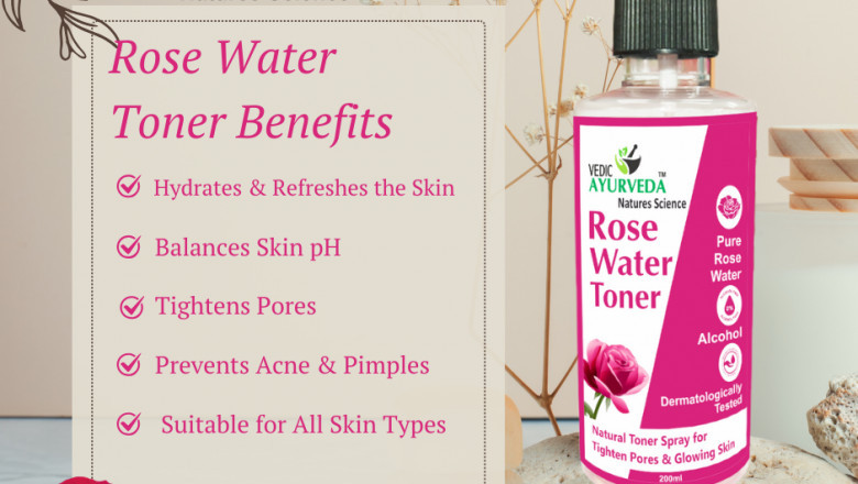 Discover the Magic of Rose Water with Vedic Ayurveda Rose Water Toner